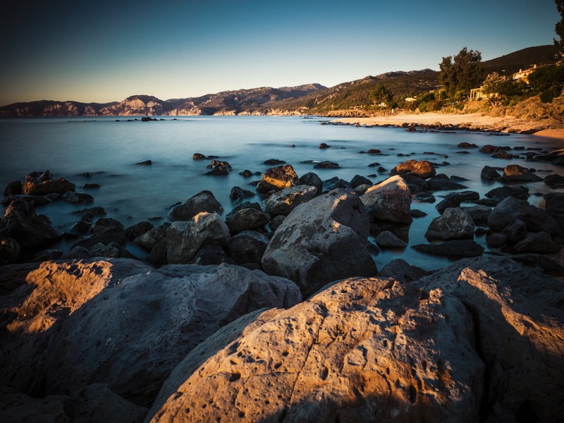 clear sky, scenics - nature, non-urban scene, photo, wave, tranquil scene, cave, mirroring, beauty in nature, sea, rocky coastline, sunrise, idyllic, landscape