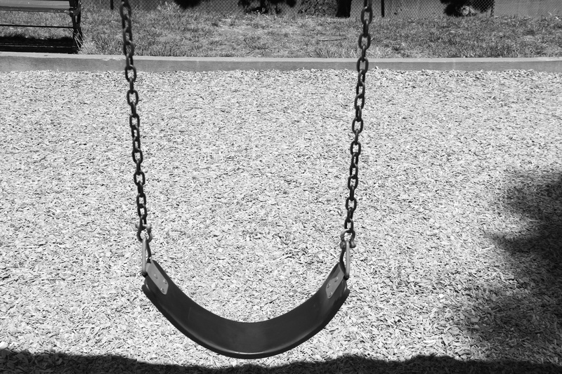 wall - building feature, no people, target, abstract, loneliness, chain, shadow, forgotten, 5K, outdoor play equipment, broken, concrete, park, sunlight