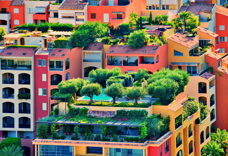 window, design, architecture, roof terrace, terrace, built structure, building exterior, balcony, roof, urban, multi colored, no people, sunlight, 2K