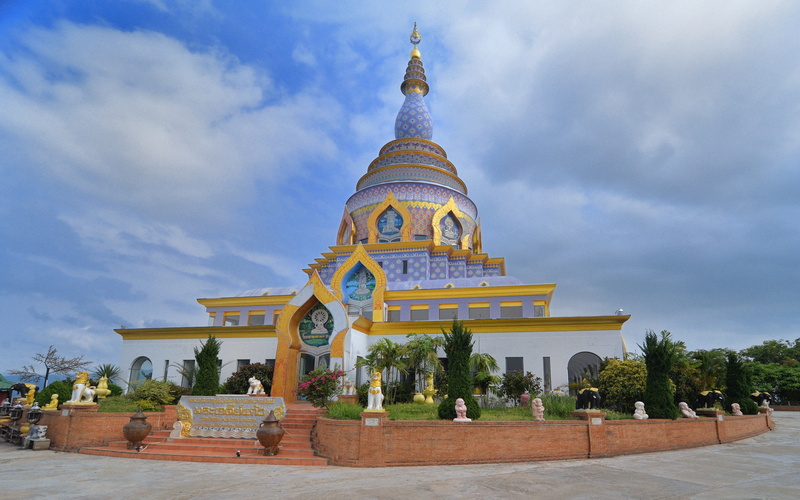 crystal, tha, pagoda, wat, 2K, ton