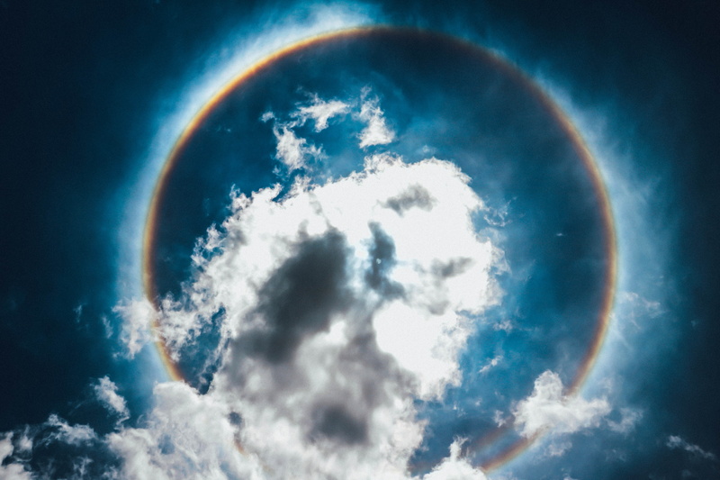 environment, nature, technology, sun, circle, sunlight, planet earth, digital composite, no people, cloud - sky, beauty in nature, meteorology, outdoors