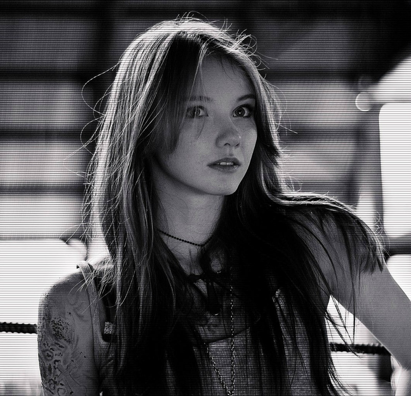 model, teenager, hair, adult, Olesya Kharitonova, women, contemplation, young adult, looking at camera, portrait, one person, headshot, front view, beautiful woman