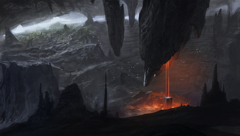 power in nature, erupting, artwork, red, no people, physical geography, science fiction, outdoors, 1080P, non-urban scene, rock formation, beauty in nature