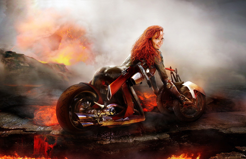 headwear, helmet, sports helmet, black, women, crash helmet, CHOPPER, heat - Temperature, nature, warning sign, riding, adult, outdoors, fire - Natural Phenomenon