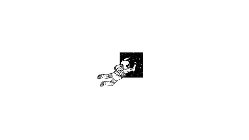 Void, abstract, solid, Simple, astronauts, space, 1080P, simplistic, outer, Icons