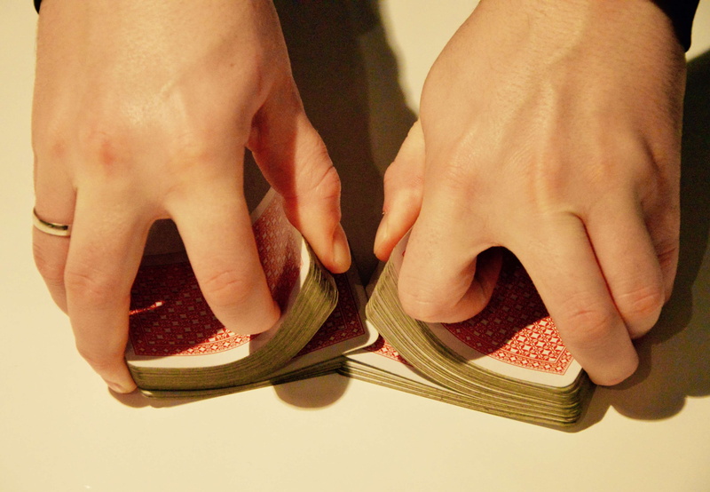 hand, cards, trick, magic, shuffle, human body part, gamble, females, shuffling, finger, stack, low section, risk, lifestyles, poker, fashion, human hand