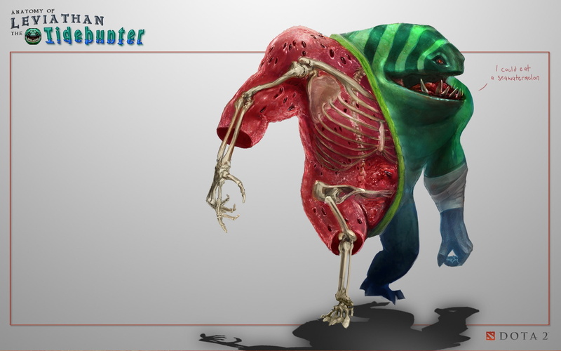 tidehunter, funny, 2K, dota