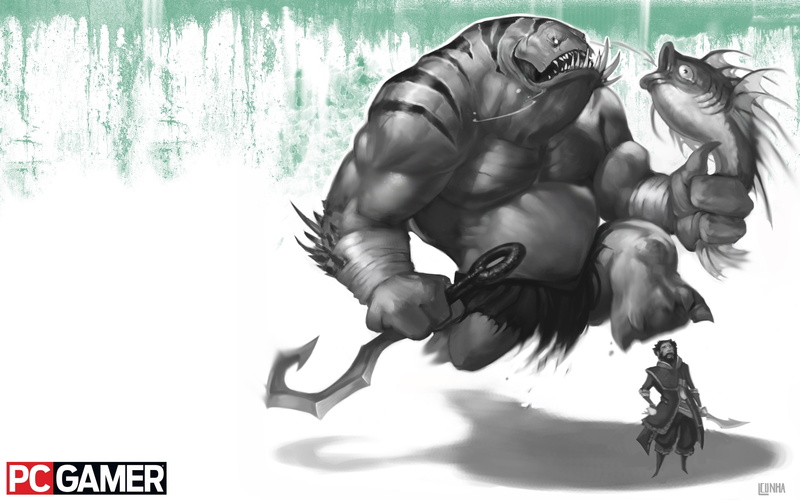 kunkka, tidehunter, 2K, dota