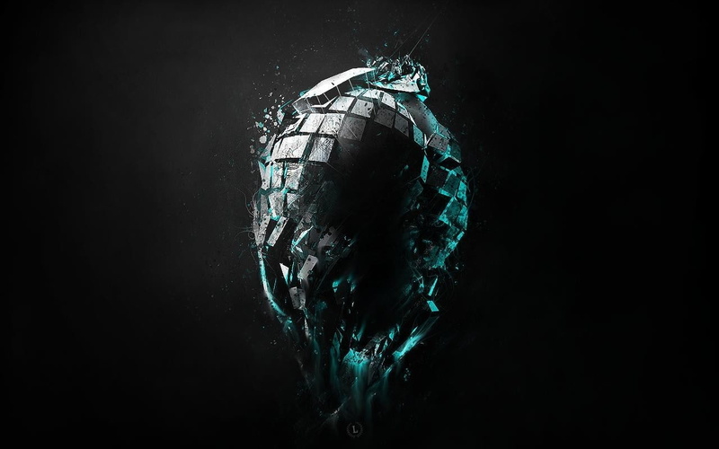 grenades, animal themes, 720P, marine, single object, destruction, fish, breaking, indoors, black background, dark, copy space, nature, food and drink