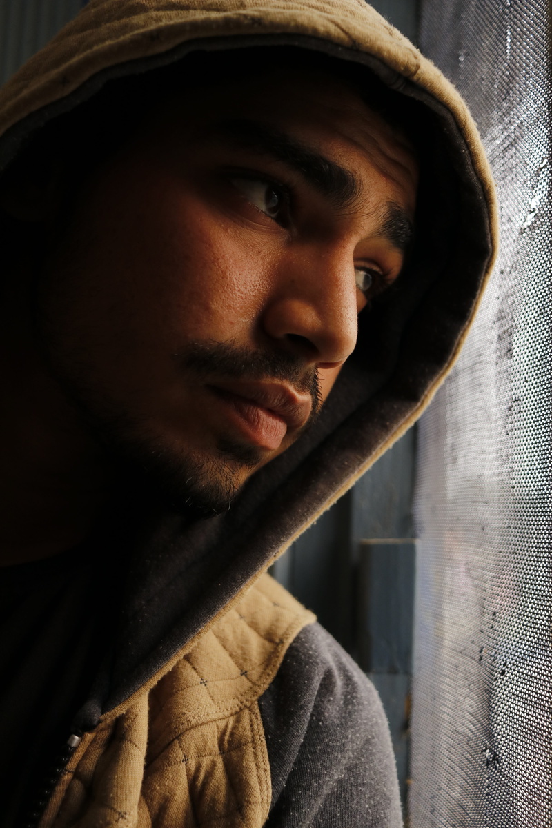 young men, model, real people, human face, facial hair, photography, clothing, one person, men, hair, young adult, hood - clothing, contemplation, shirt