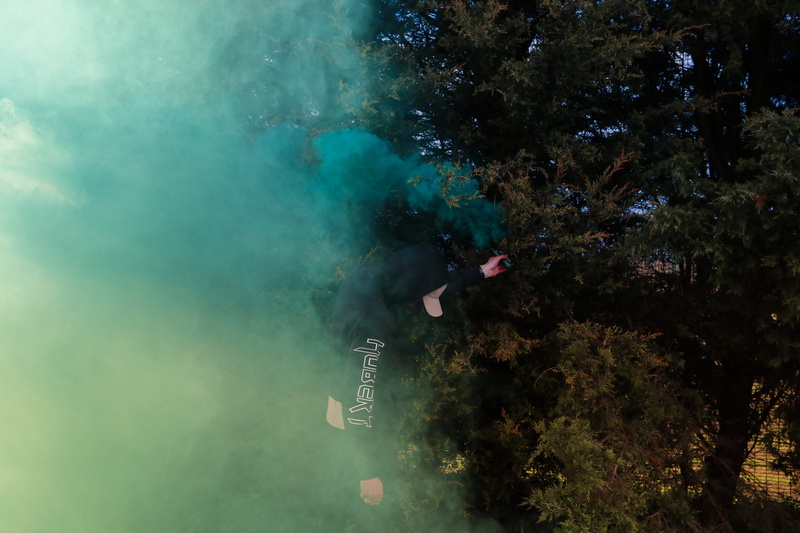 smoke - Physical Structure, smoke, green Color, green, pink, blue, real people, marine, sea life, water, lifestyles, no people, animals in the wild, underwater
