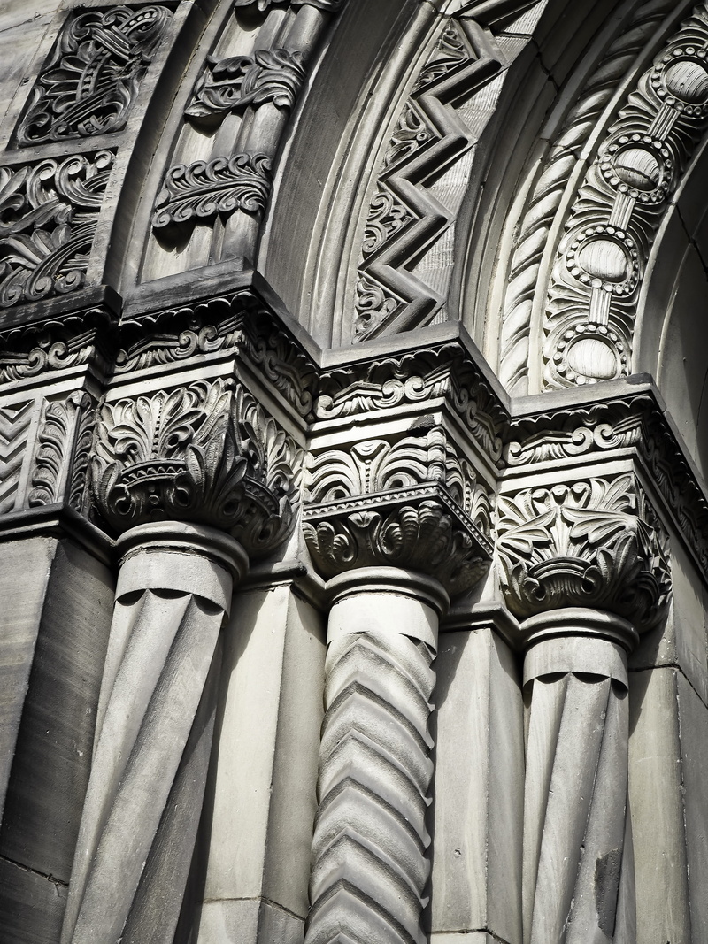 art, building exterior, building, art and craft, built structure, grayscale, gothic, culture, design, historically, pattern, ornate, church, place of worship