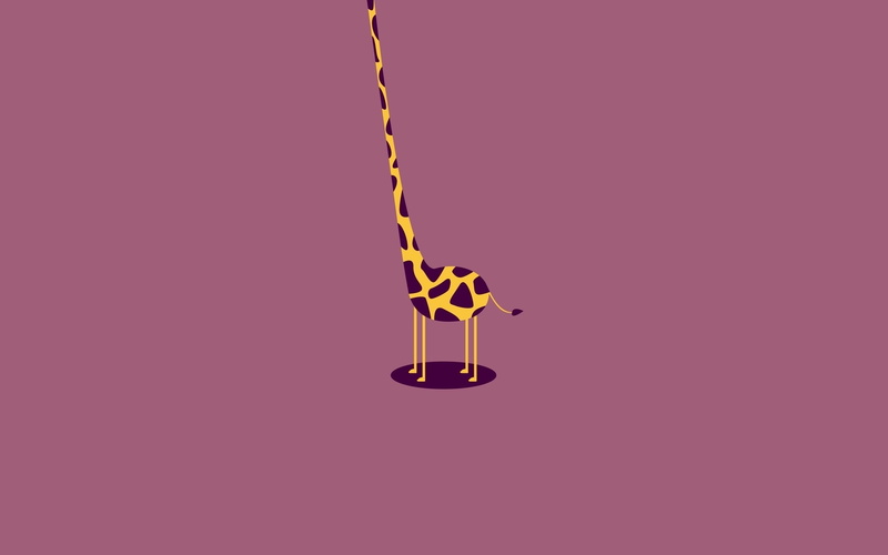 close-up, colored background, cut out, plant, copy space, no people, Torso, purple, string, beauty in nature, hanging, Neck, Headless, studio shot, Giraffe
