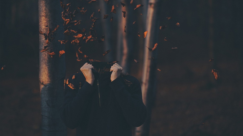 headless, leaves, 1080P, Fall