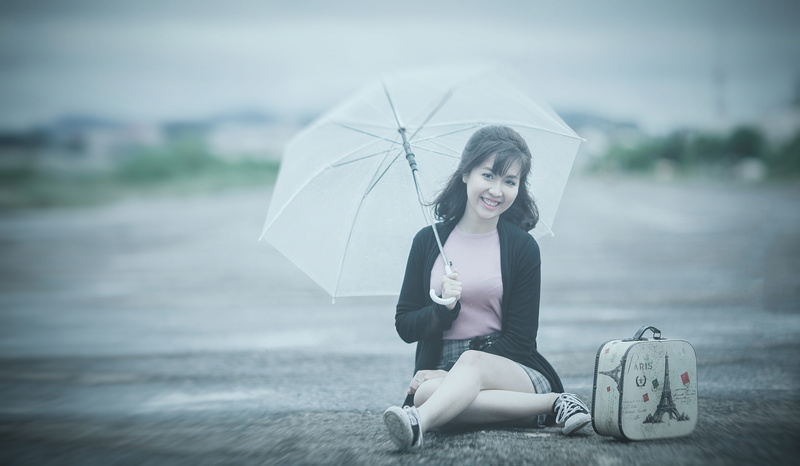 lovely, nice picture, smiling, women, water, girl, 5K, emotion, laugh, adult, beautiful woman, rain, background, red lips, seductive, woman, fashion, wind