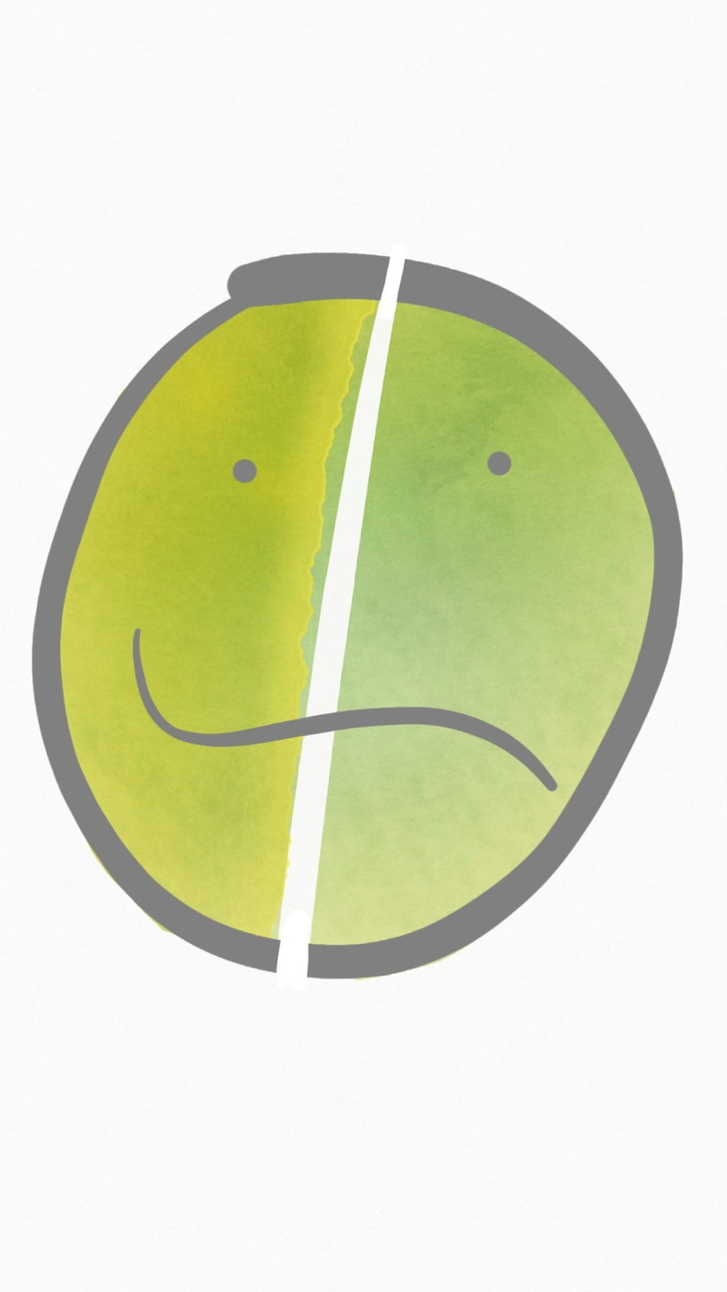 emotion, Bipolar, copy space, doodle, Sad, clip Art, shape, still life, scientific experiment, nature, abstract, tennis ball, sick, no people, face, green color