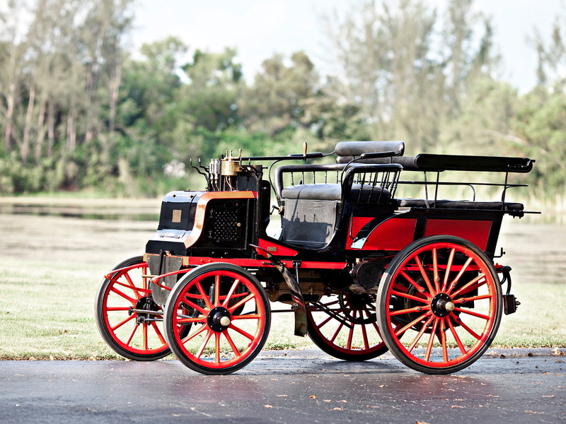 retro, wagonette, levassor, 1898, panhard, 1080P