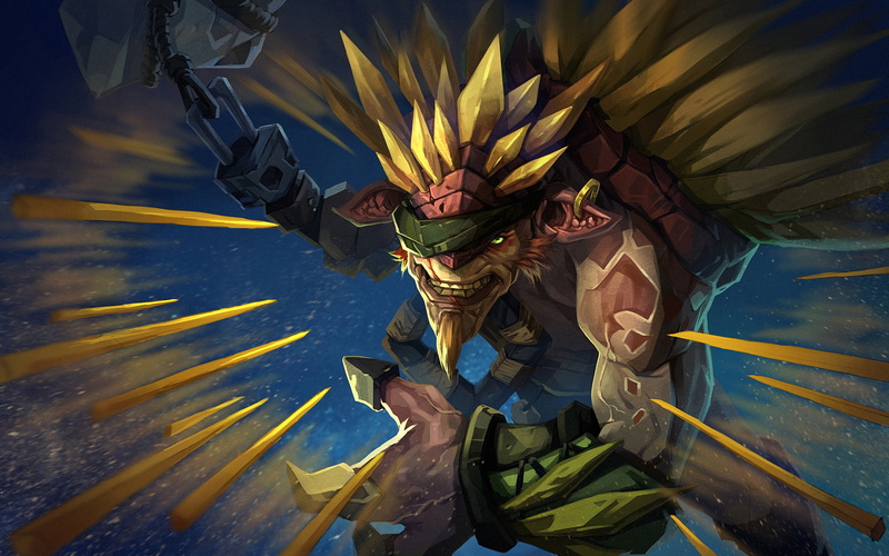 art, 4K, Download 3840x2400 bristleback, dota 2 backgrounds, bristleback