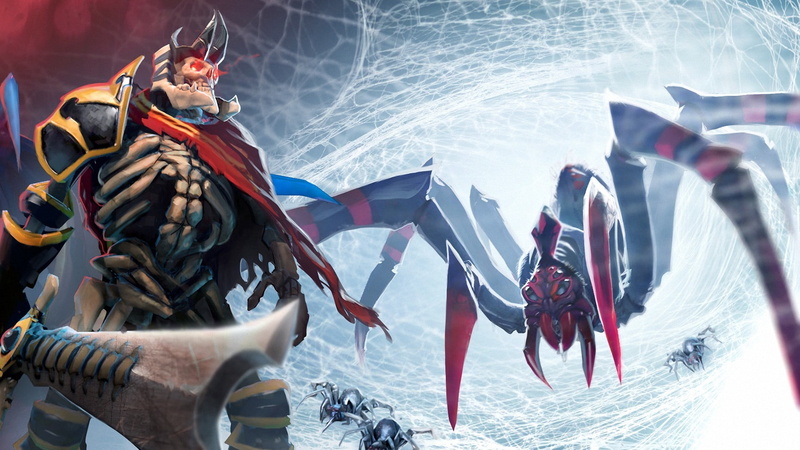 king, 1080P, broodmother, skeleton, games