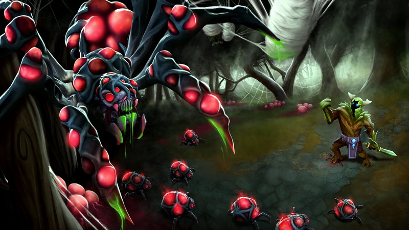 spider, dota, video games, Online Games, Broodmother, Valve, Heroes, Valve Corporation, 1080P, Defense Of The Ancient, Dota 2, fantasy Art