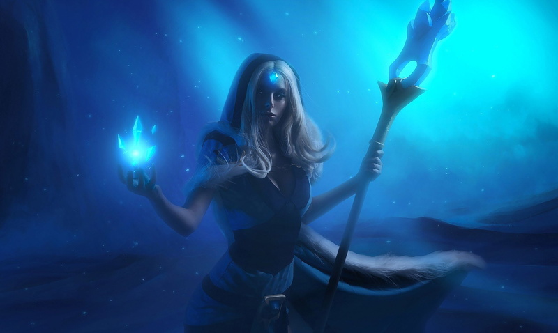 1080P, Cosplay, Women, Crystal Maiden (DotA 2)