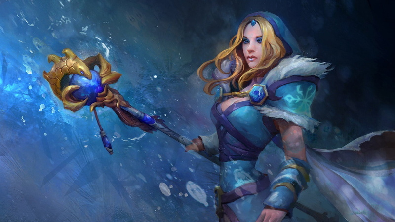 fan, crystal, maiden, blonde, full, girl, art, 1080P, heroes, templar, hd, assassin, dota