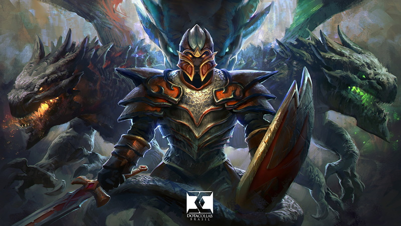 dota, dragon, armor, fantasy, hd, 1080P, sword, shield, images, knight, art, warrior