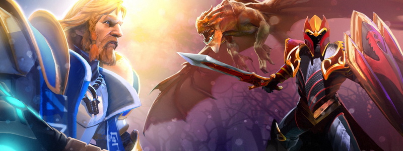 dota, vs, omniknight, games, knight, 2K, dragon