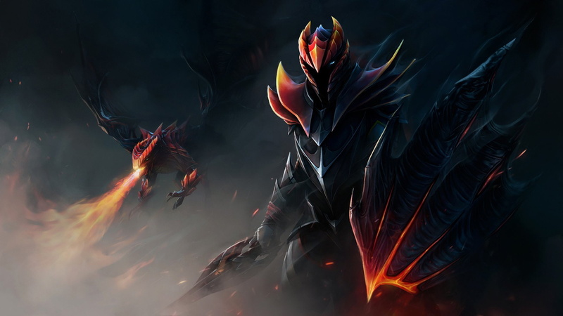 armor, knight, shield, dragon, fantasy, 1080P, 2, dota, games, warrior