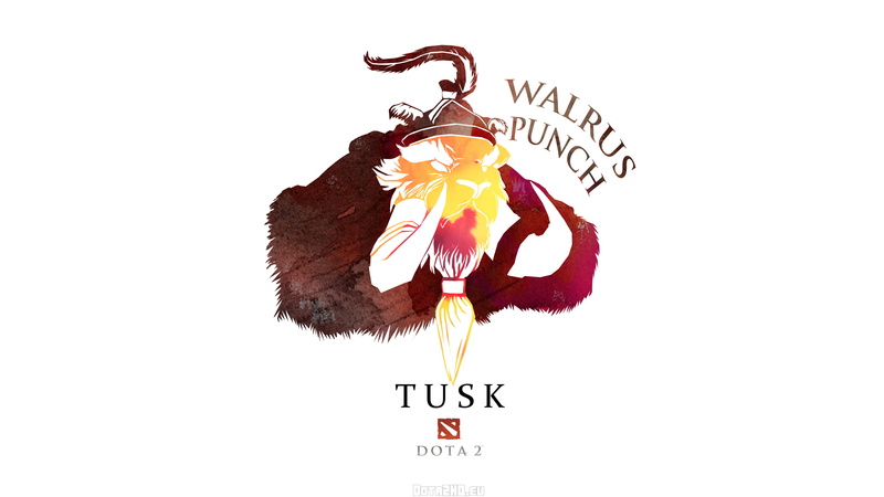 tusk, art, dota, 2K