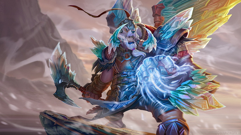 dragon, set, armor, tusk, dota, ice, 1080P
