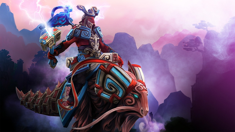 Dota 2, art and craft, Disruptor, celebration event, purple, architecture, beauty in nature, outdoors, 1080P, sky, event, video games, fog, Dota, environment