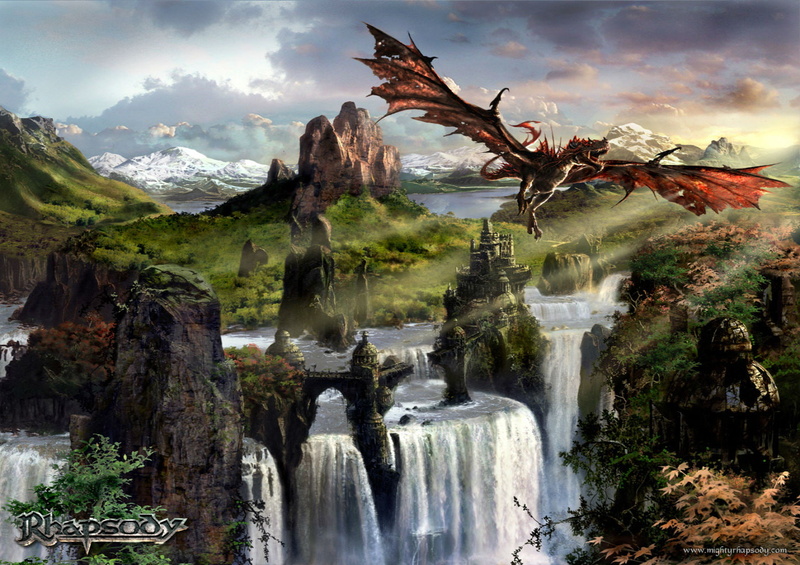 art, heavy, power, metal, fantasy, rhapsody, fire, dragon, symphonic, album, dragons, 720P, cover, thundercross
