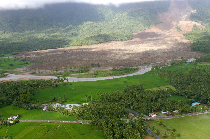 green color, vista, high angle view, scenic, countryside, Landscape, buildings, farm, Landslide, field, plant, architecture, environment, view, rural scene