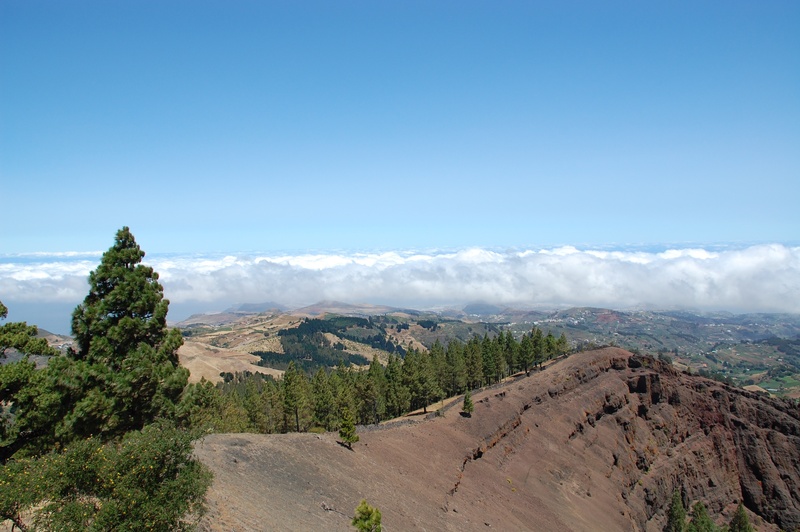 heaven, environment, land, outdoors, travel destinations, mountain range, plant, tranquility, sky, no people, island, gran canaria, blue, landscape, coniferous tree