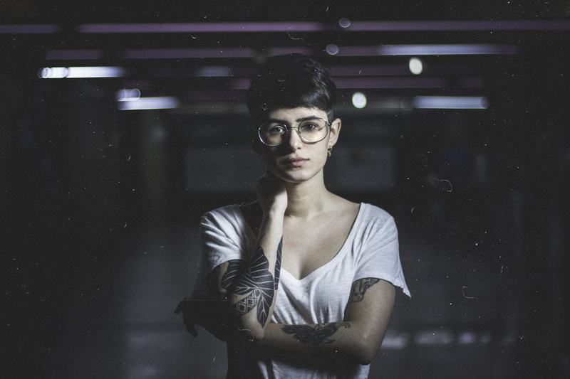 digital composite, young girl, femininity, young men, beauty, girl, 4K, neck, beautiful, fashionable, front view, sunglasses, one person, women fashion