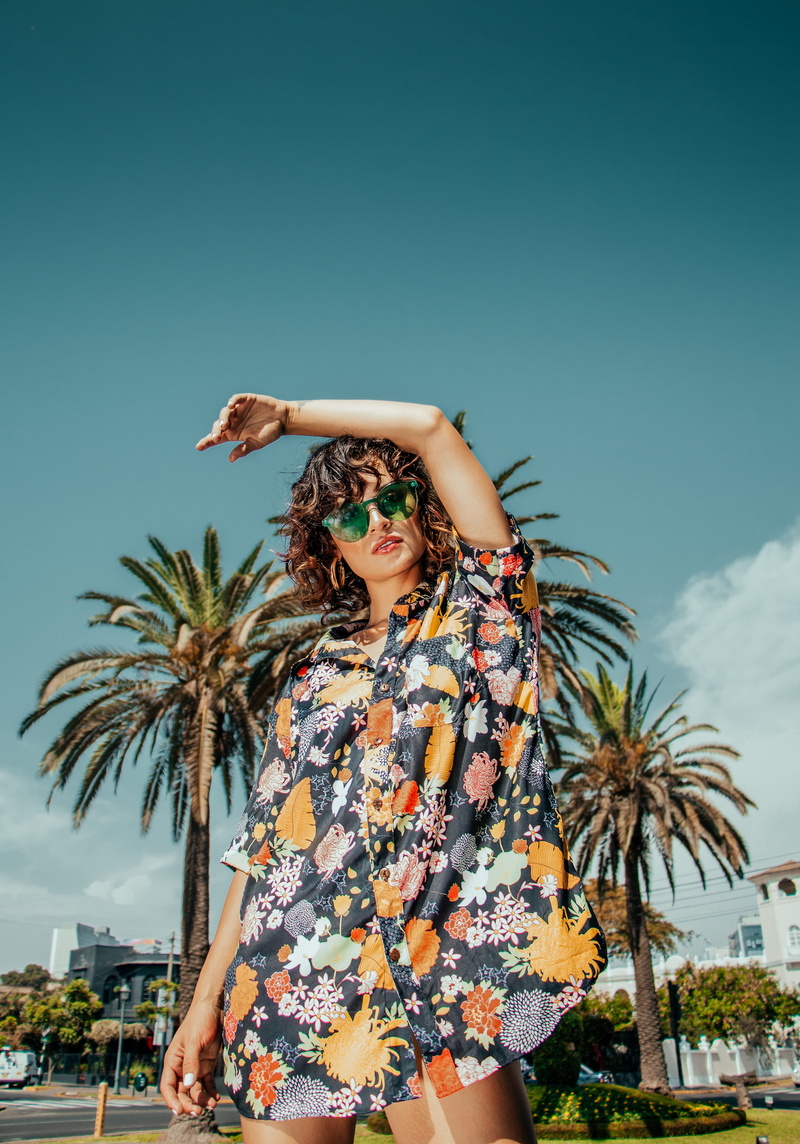 standing, black, nature, architecture, street, young women, summer, sunglasses, sunlight, human arm, tropical, hairstyle, plant, portrait, real people