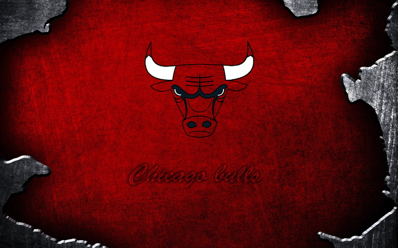 chicago, background, cb logo, basketball team, grunge, 1080P, bulls