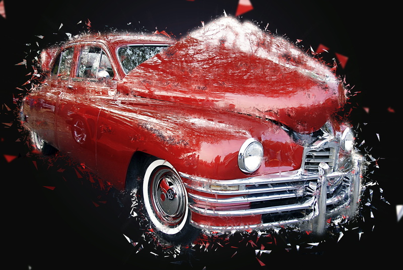 nostalgia, motor vehicle, wheel, transportation, revival, stationary, mode of transportation, outdoors, digital creation, background, vintage car, transport
