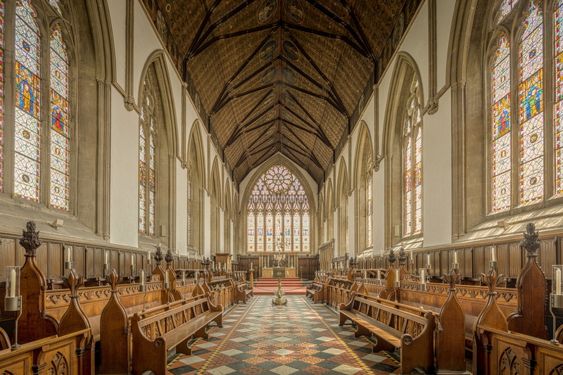 merton, glass, ornate, merton college chapel, education, building, spirituality, place of worship, indoors, aisle, university of oxford, concrete, window