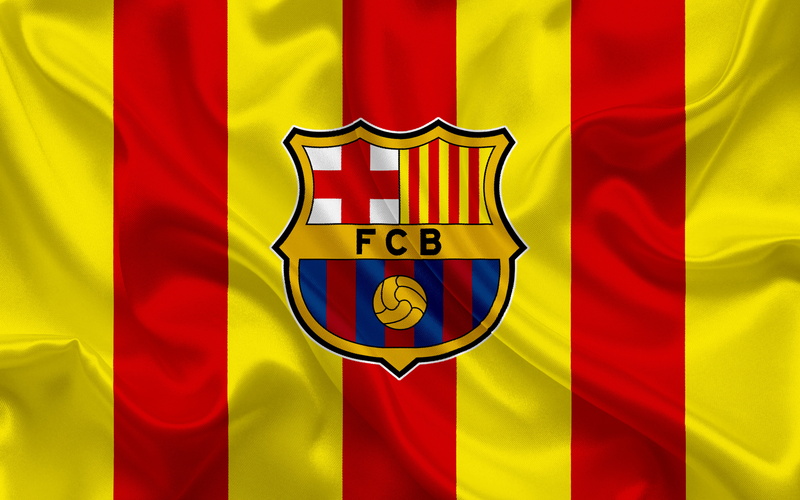 Logo, FC Barcelona, Soccer, 4K