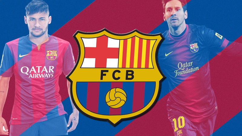 Lionel Messi, Neymar, 720P, logo, FC Barcelona