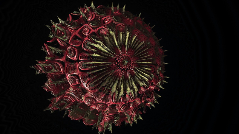 3D fractal, digital art, 1080P, render