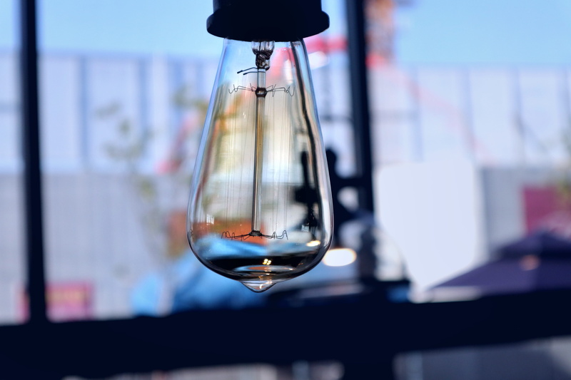 electric, cafe, interior lighting, glass, light, focus on foreground, research, education, science, atmosphere, transparent, cafe lighting, glass bulb