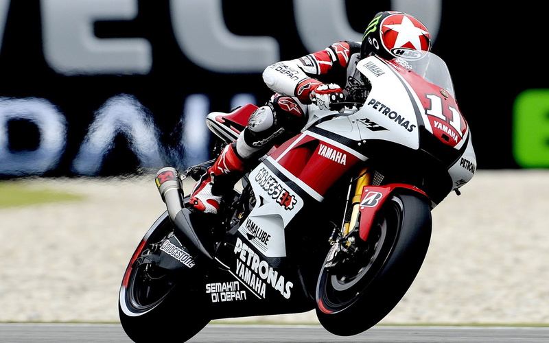 1080P, race, racer, sponsors, track, speed, yamaha