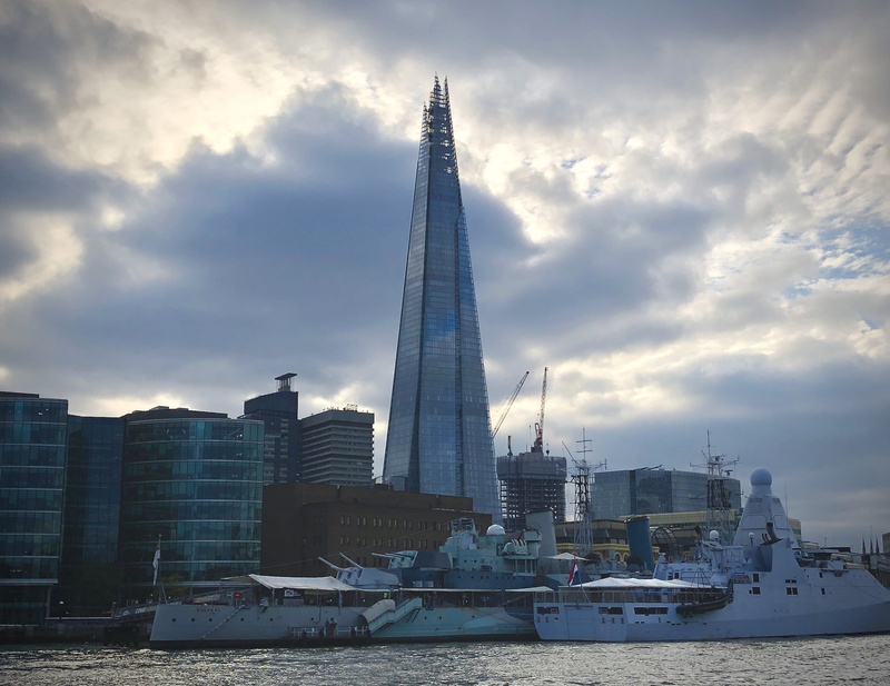 travel destinations, nautical vessel, tall - high, skyscraper, yacht, the shard, built structure, office, sky, city, tower, building, office building exterior