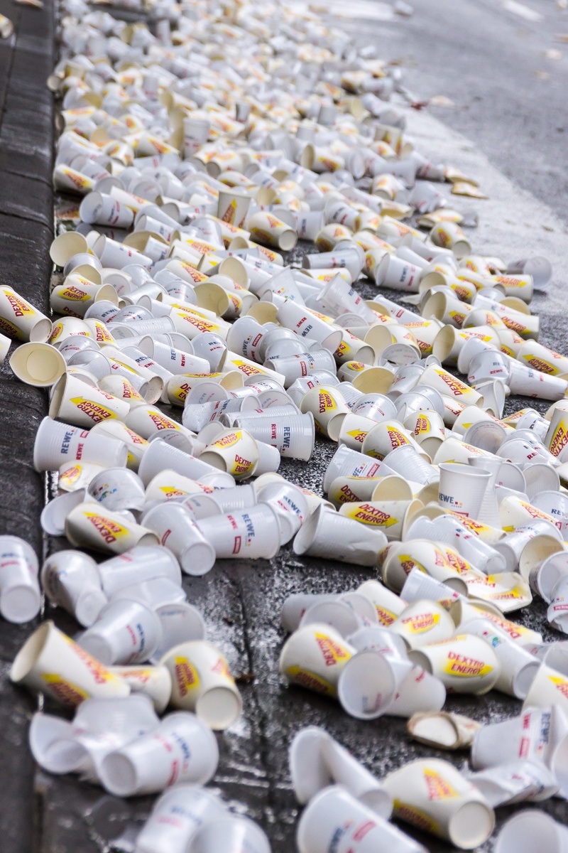 white color, food and drink, empty, abundance, unhealthy eating, food, streets, white, environment, celebration, large group of objects, selective focus