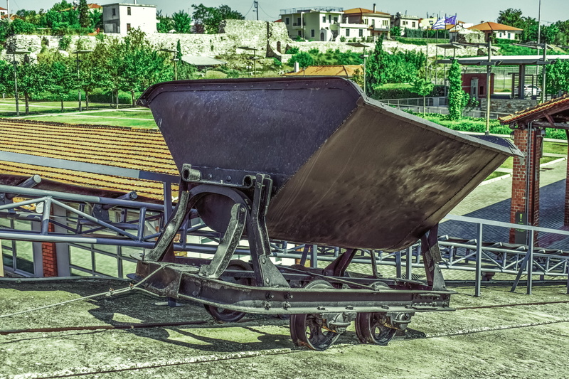 day, no people, museum, greece, nature, mode of transportation, ruined, wheel, restoration, reuse, plant, abandoned, industrial, tsalapatas museum, brick factory