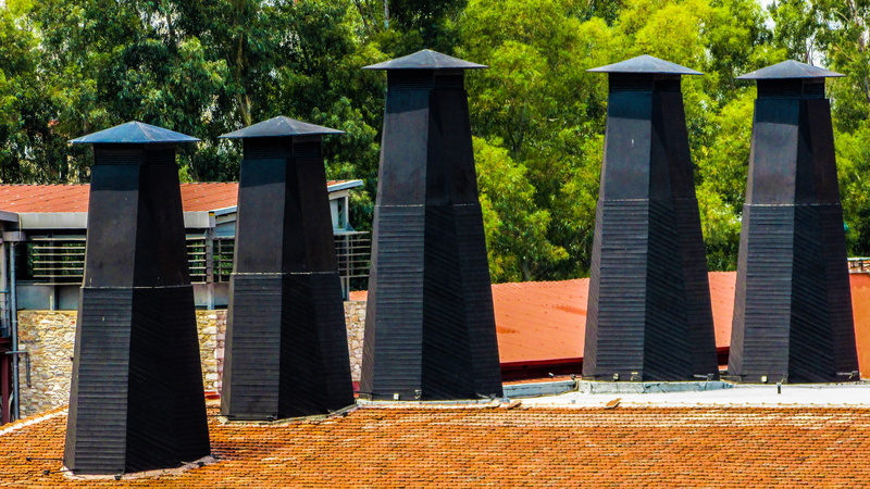 restoration, belief, reuse, chimneys, spirituality, 4K, day, growth, outdoors, in a row, built structure, building exterior, industrial, grave, plant