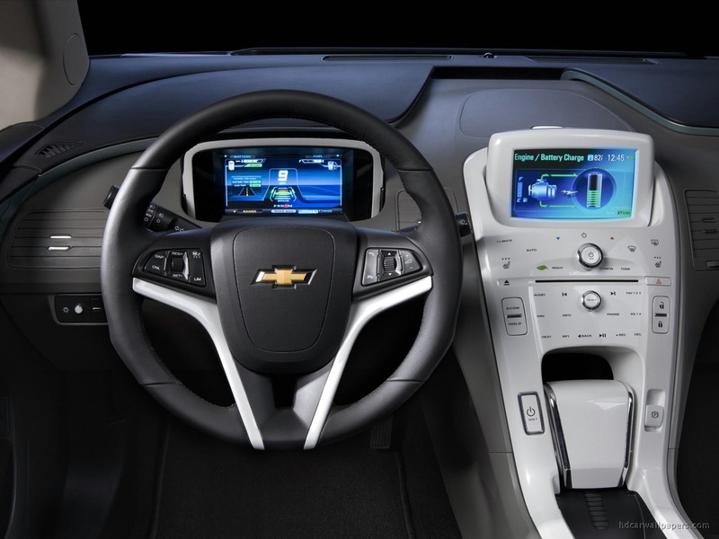 interior, chevrolet, volt, 720P, steering, wheel, 2011, cars
